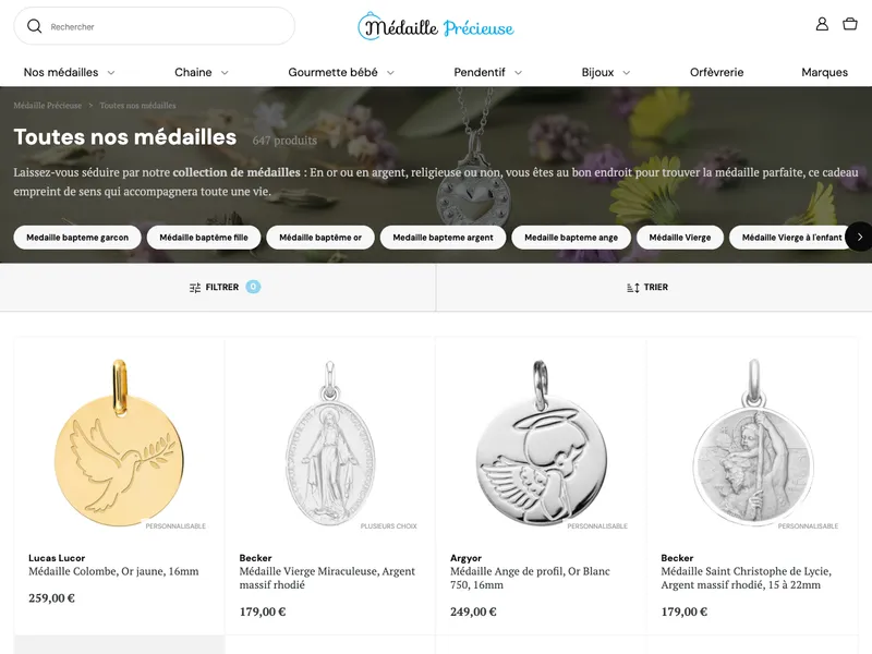 Médaille Précieuse